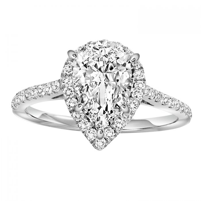 Low Cost Luxury 14K 2.00Ct Diam Bridal Ring 56155 - Diamond Gallery